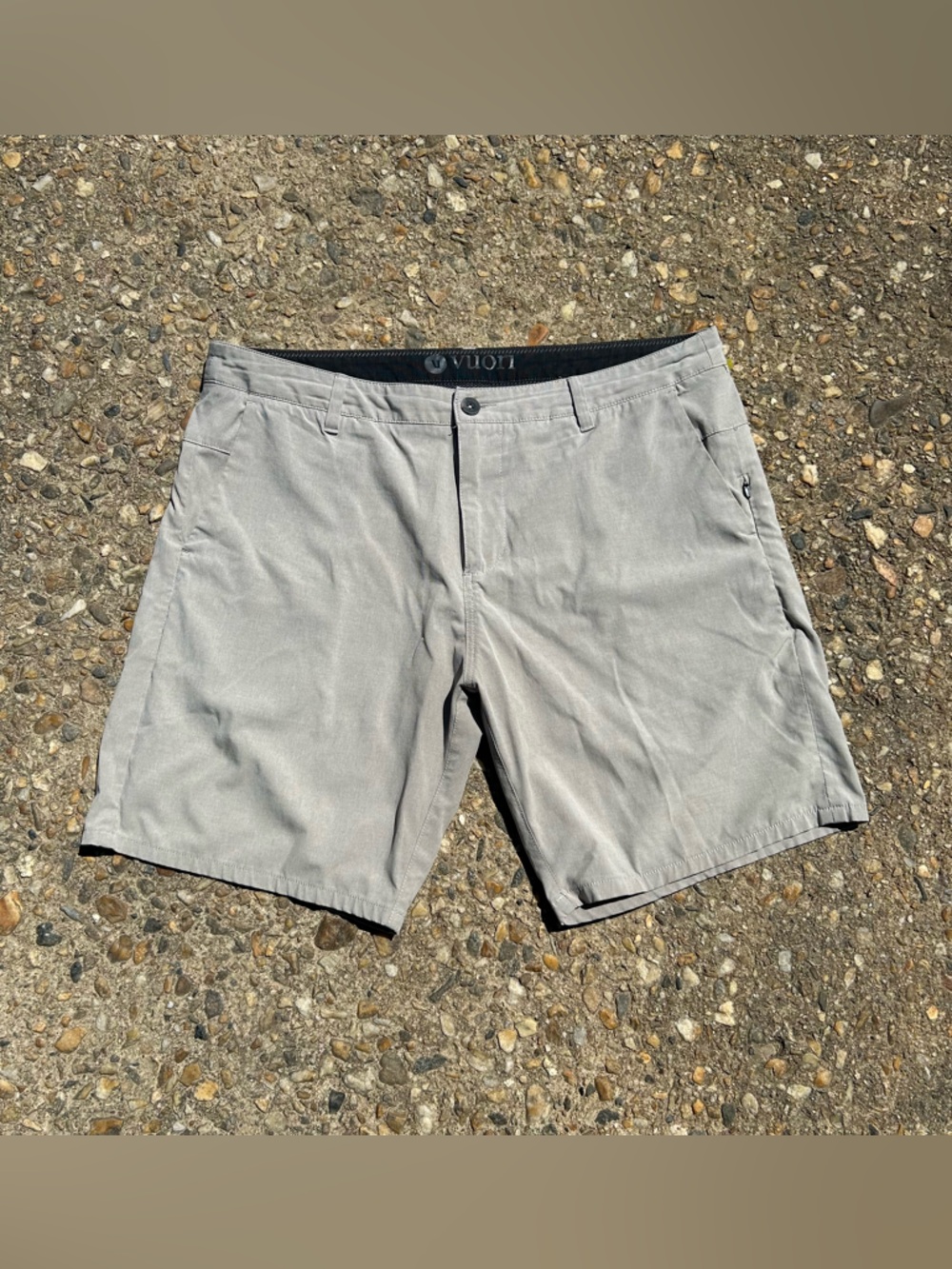 Light Gray Casual Vuori Shorts